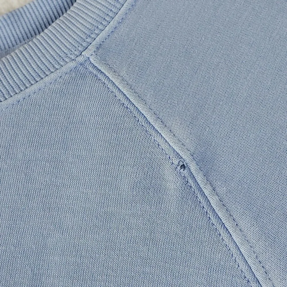 Athleta Womens Sundown Long-sleeved Blue Shirt Size Small